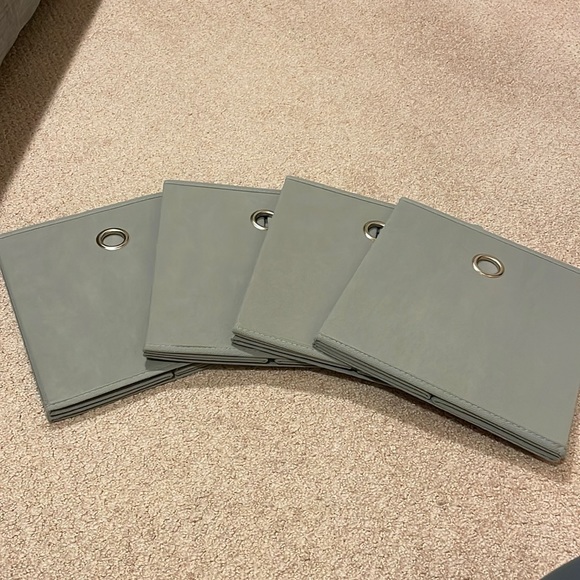 Target Storage & Organization New Set Of 4 Grey Storage Bins 1